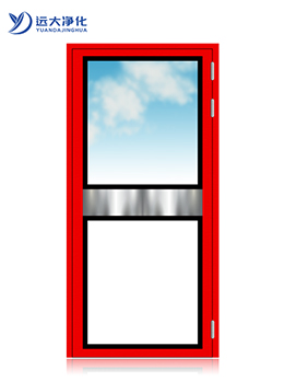 可開式雙層玻璃安全門