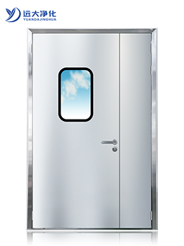 鋁合金包邊凈化子母門